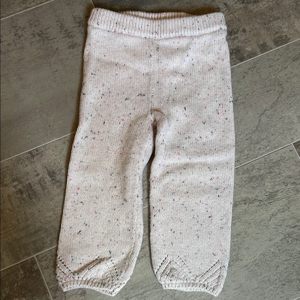 3/$20 Baby B'gosh Speckled Knit Pants